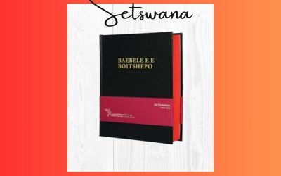 The Setwana Bible Reading Plan is now Available for Download